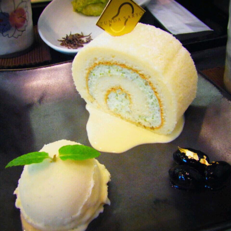 ずんだロール(ずんだ茶寮)