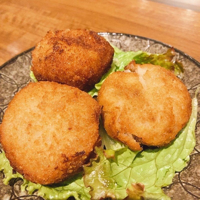 里芋のコロッケ(鳥つぐ)