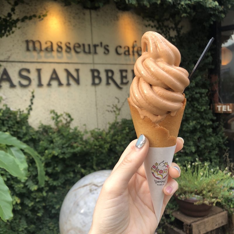 タイミルクティーソフトクリーム(アジアンブリーズ)