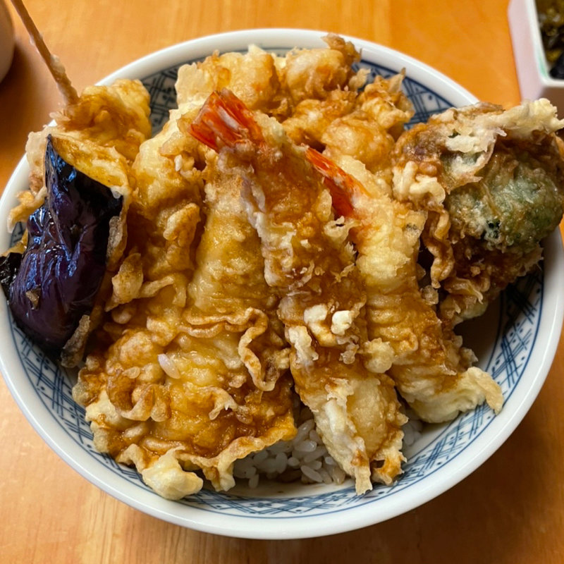 ランチ　天丼(天松おもて)