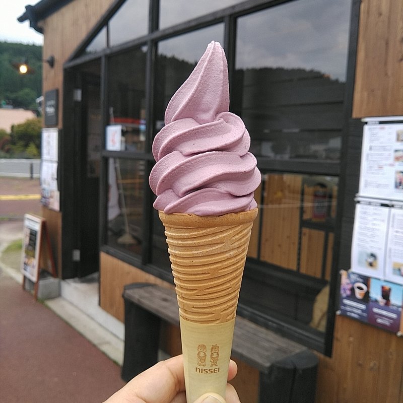 ブルーベリーソフトクリーム(アルト （Cafe Stand Halte）)