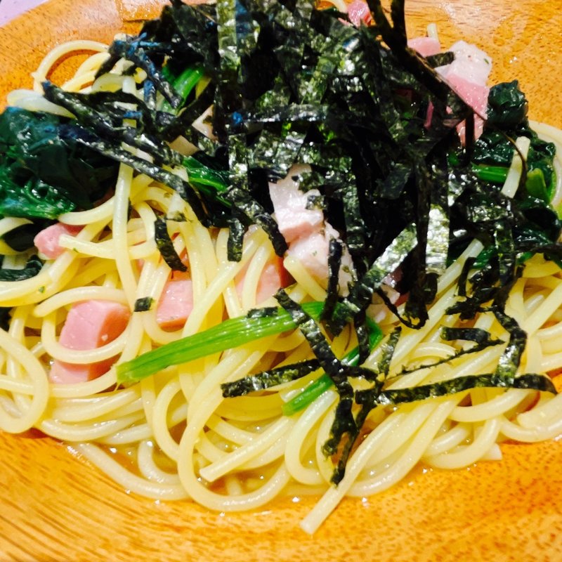 ほうれん草のスパゲッティ(サイゼリヤ 梅田センタービル店)