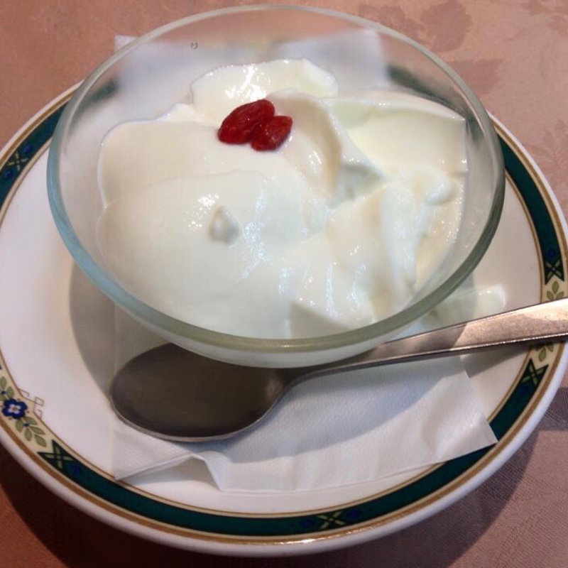 杏仁豆腐(中国料理 龍亭)