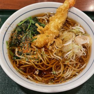 海老天ぷらそば(麺房 八角 横浜ポルタ店 （やすみ）)