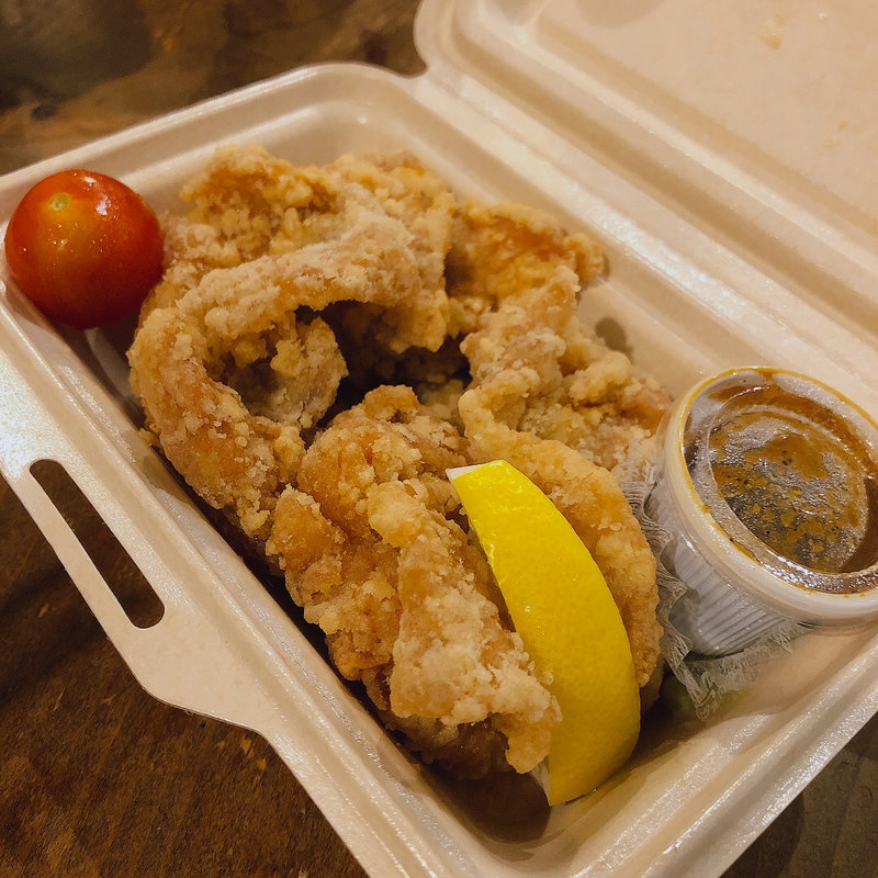にんにく胡麻醤油からあげ(唐揚げ専門店　京香　神田店)