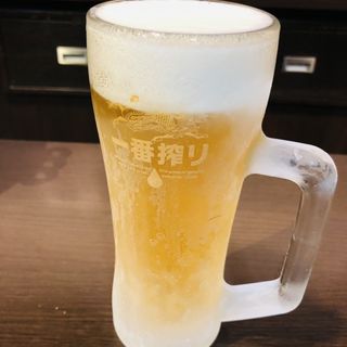 生ビール　中ジョッキー(成吉思汗 大黒屋 5丁目支店)