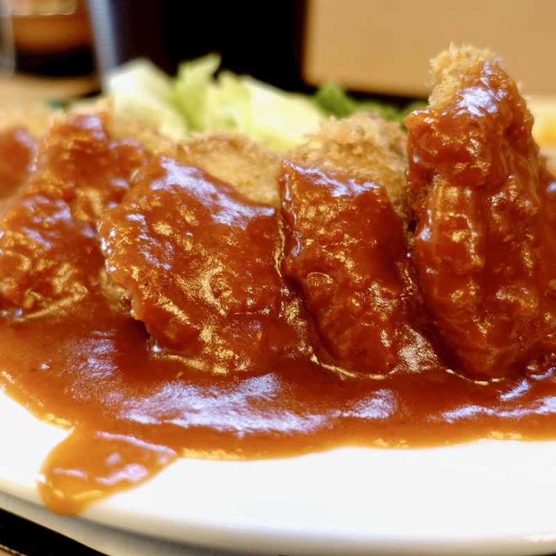 一口とんかつ定食（ヒレ）(とんかつ一番昭和町店)