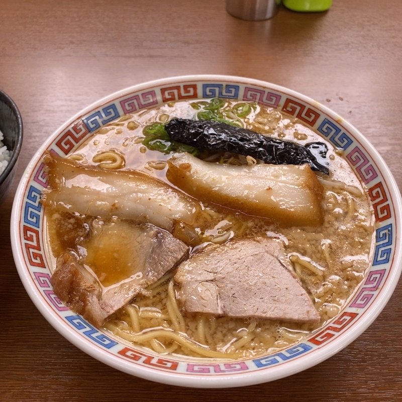 中華そば濃口半々づつ(中華そば大橋)