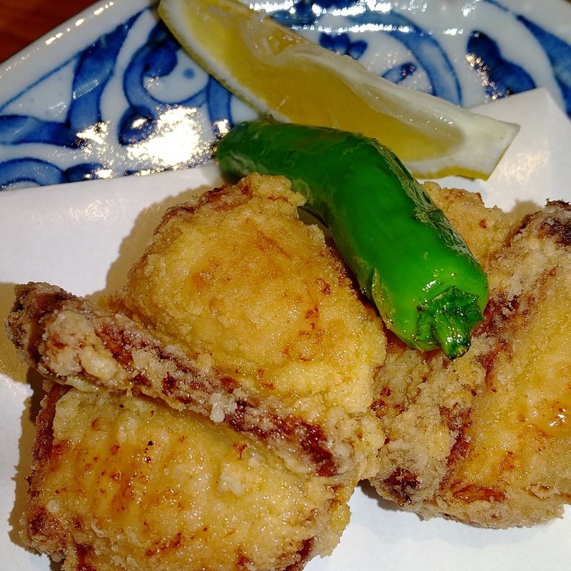 フグの唐揚げ(島別荘 悠月)