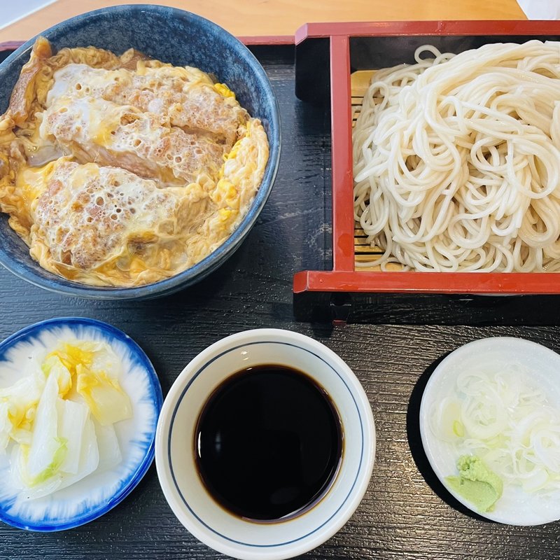 ミニカツ丼ともりそばセット(砂場 )