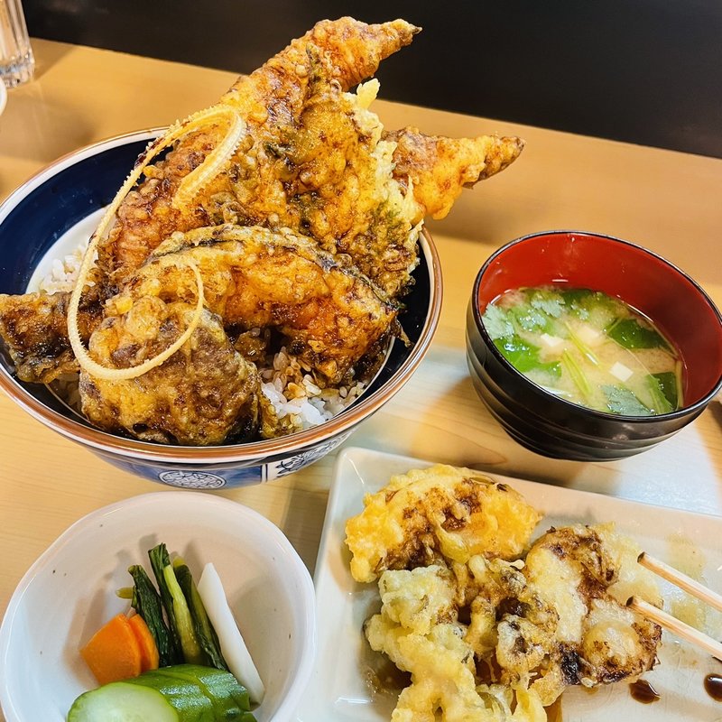 江戸前活穴子天丼(徳仙)
