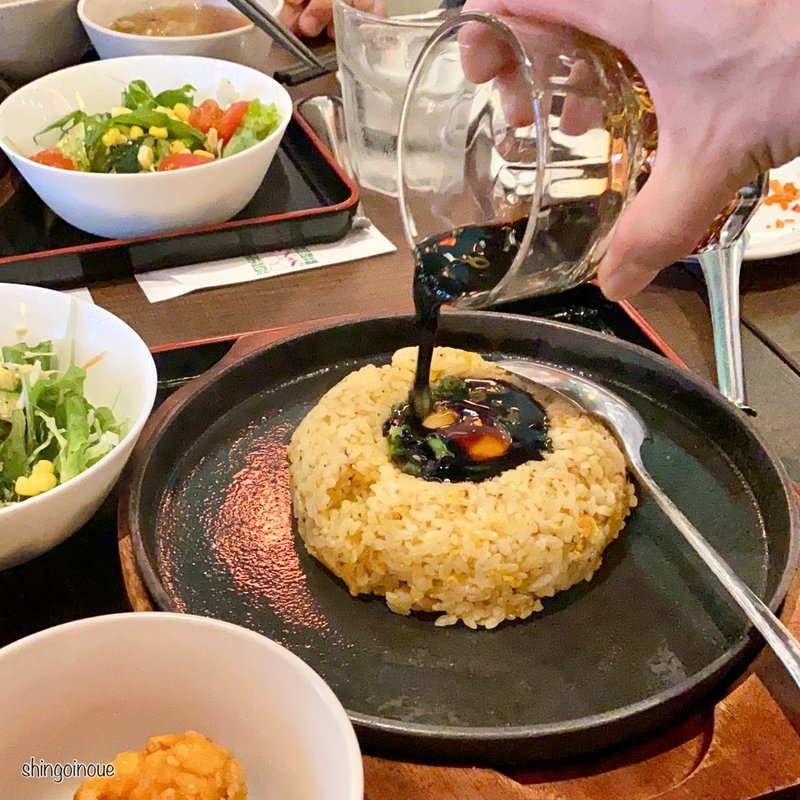 黒チャーハン(シャンウェイ　宮下パーク)