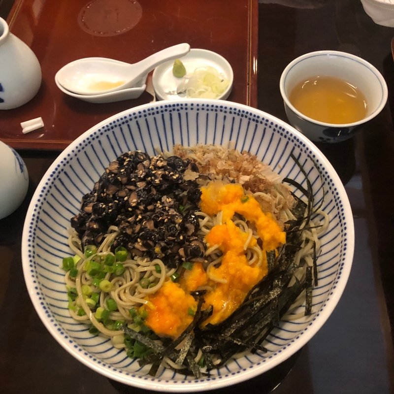 黒豆納豆そば(江戸蕎麦手打處あさだ 浅草橋)