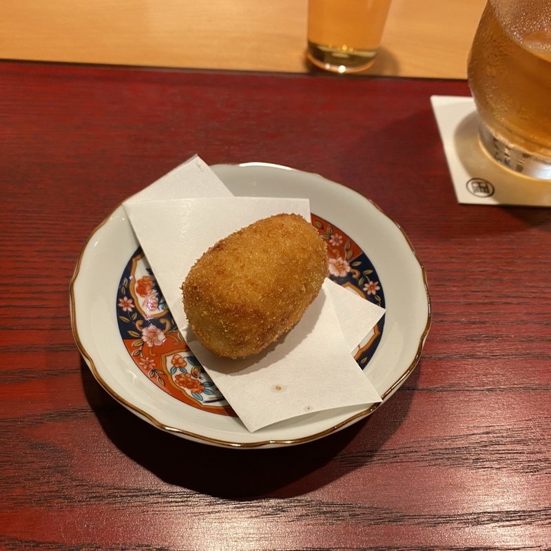 カニクリームコロッケ(居酒屋 たぬき)