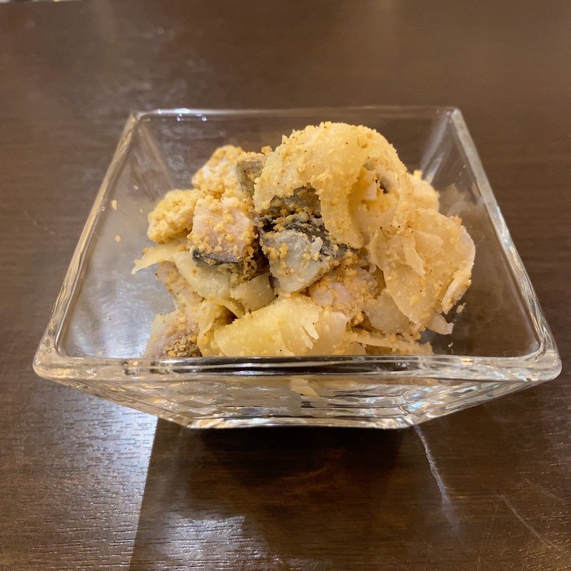 ガリと金華さばのごまあえ(ルッカ)