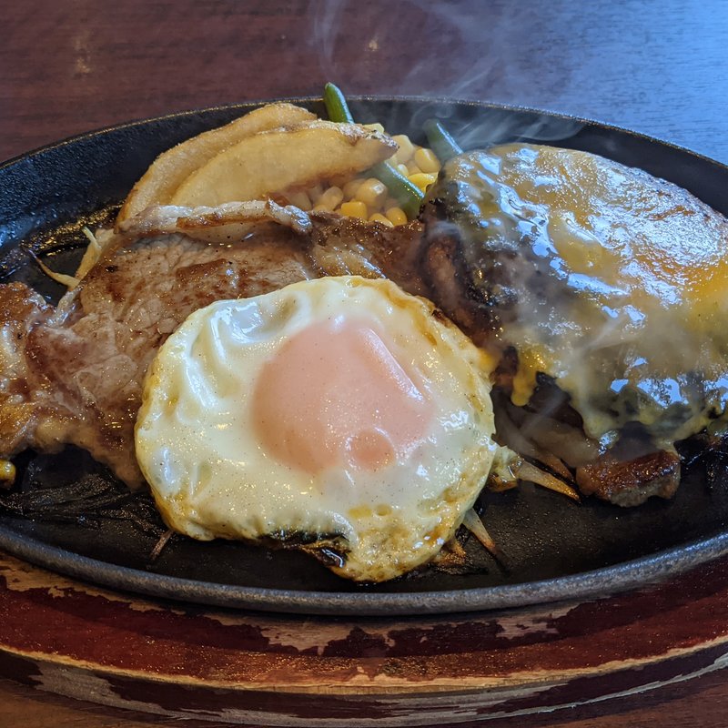 リブロースコンボ(モンスターコーヒー＆グリル　神楽坂下)