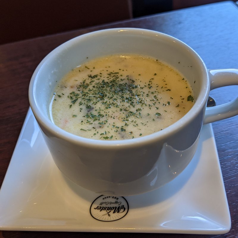 ニューイングランドクラムチャウダー(モンスターコーヒー＆グリル　神楽坂下)