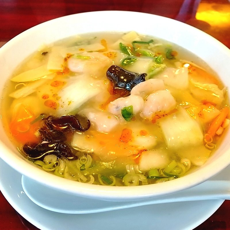 海老ラーメン(中国料理 天府)