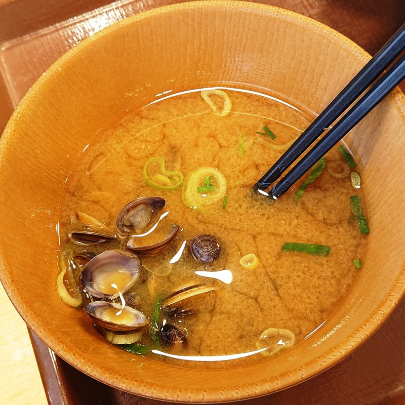 しじみ汁(すき家 八王子みなみ野駅前店 )