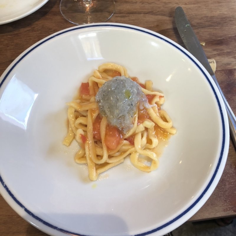 タリアテッレ　生しらすのアーリオオーリオ(AURELIO)