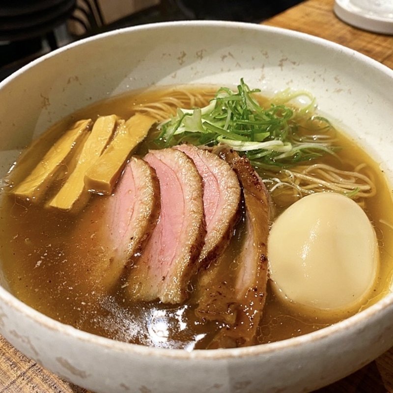 鴨出汁そば(麺麓menroku烏丸御池店)