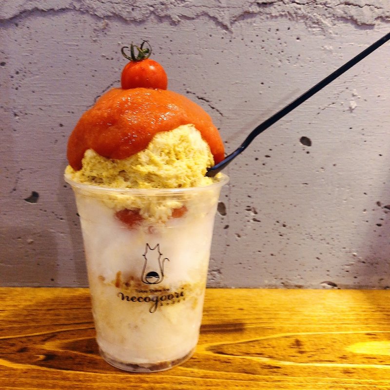 カルダモントマト(トウキョウ シェイブアイス ネコゴオリ (Tokyo Shave Ice necogoori))