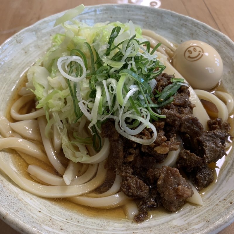 馬肉冷やしうどん(いこい)