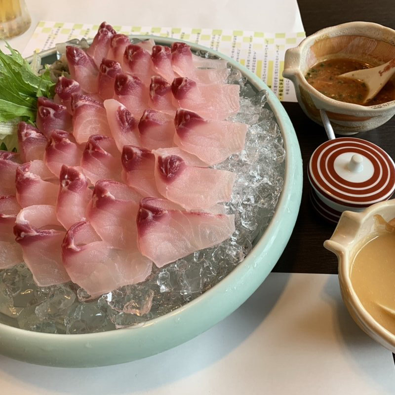 鯉のあらい(龍水亭 （りゅうすいてい）)