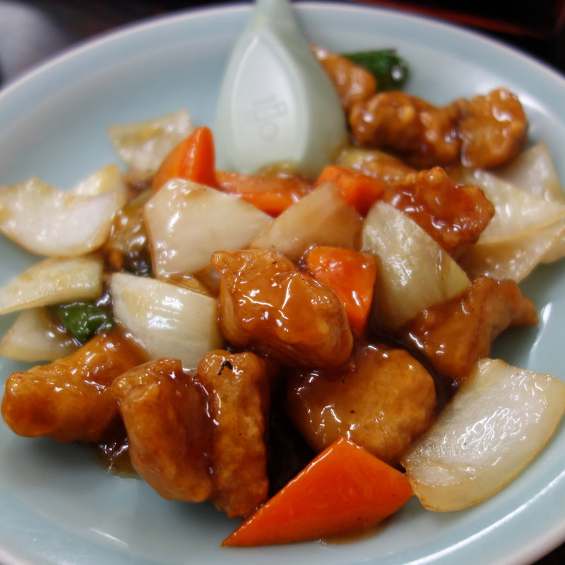 酢豚単品(龍飯店)