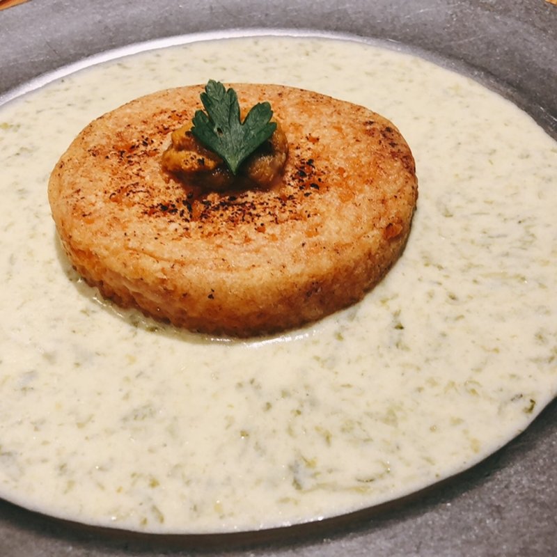 雲丹のクリームリゾット(松本牡蠣入レ時)