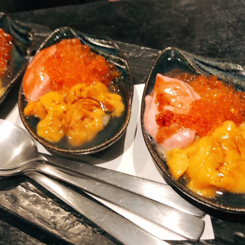 海鮮ショット(松本牡蠣入レ時)