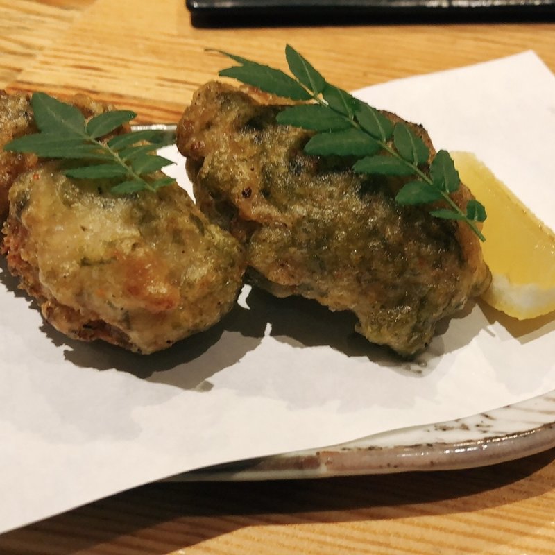 牡蠣の磯辺揚げ(松本牡蠣入レ時)