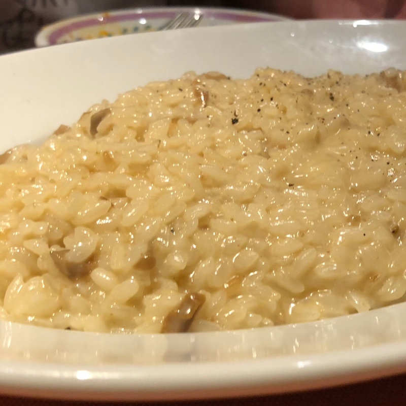 チーズの器でポルチーニリゾット(マンマパスタ 狛江店 （Mamma Pasta）)