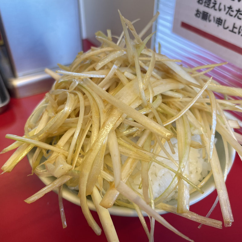 ネギ丼(ラーメン山岡家 上三川店)