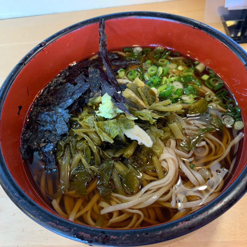 冷やしわさびそば(そば神)