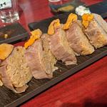 雲丹の巻き寿司(にくがとう　人形町店)