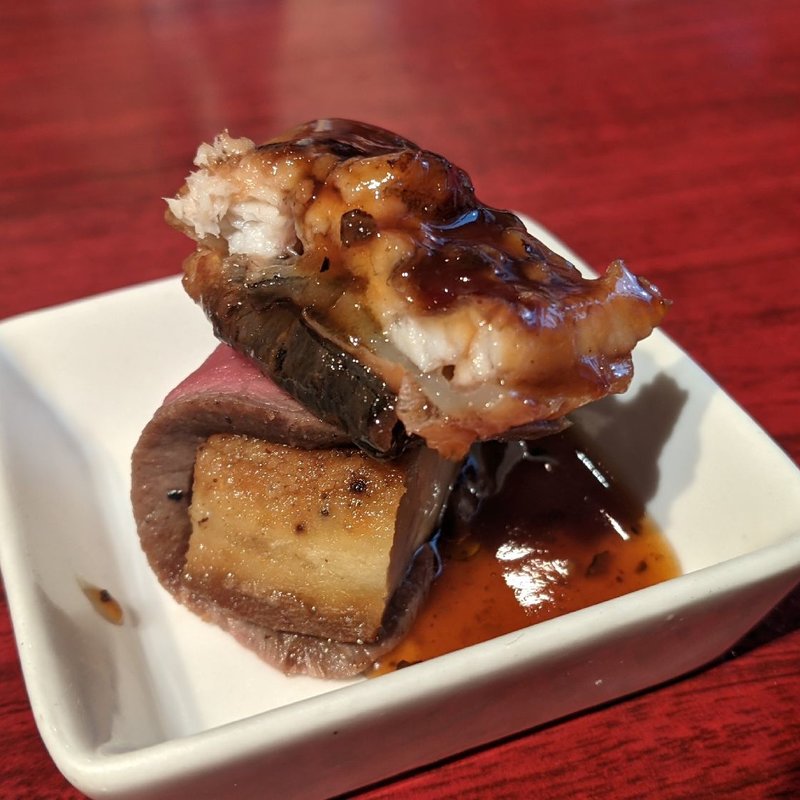 鰻のロッシーニ(にくがとう　人形町店)