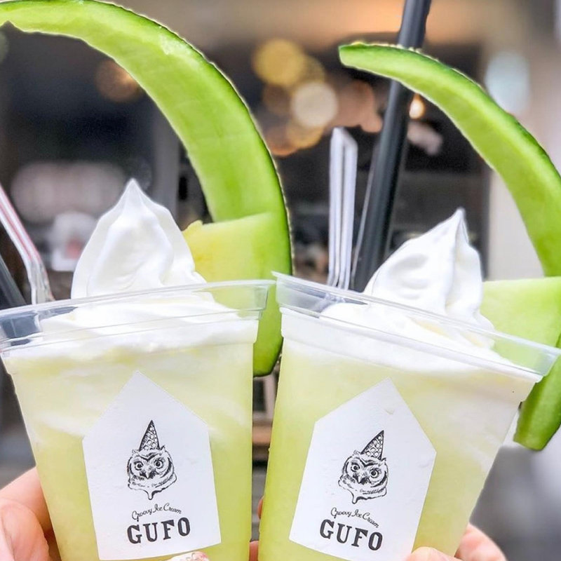 メロンクリーム&スムージー(Groovy Ice Cream GUFO　グーフォ)