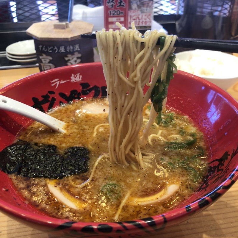 味玉HOTらーめん(ラー麺ずんどう屋 松原天美我堂)