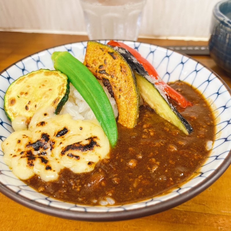 スパイスキーマカレー(ラーメン専科 竹末食堂)