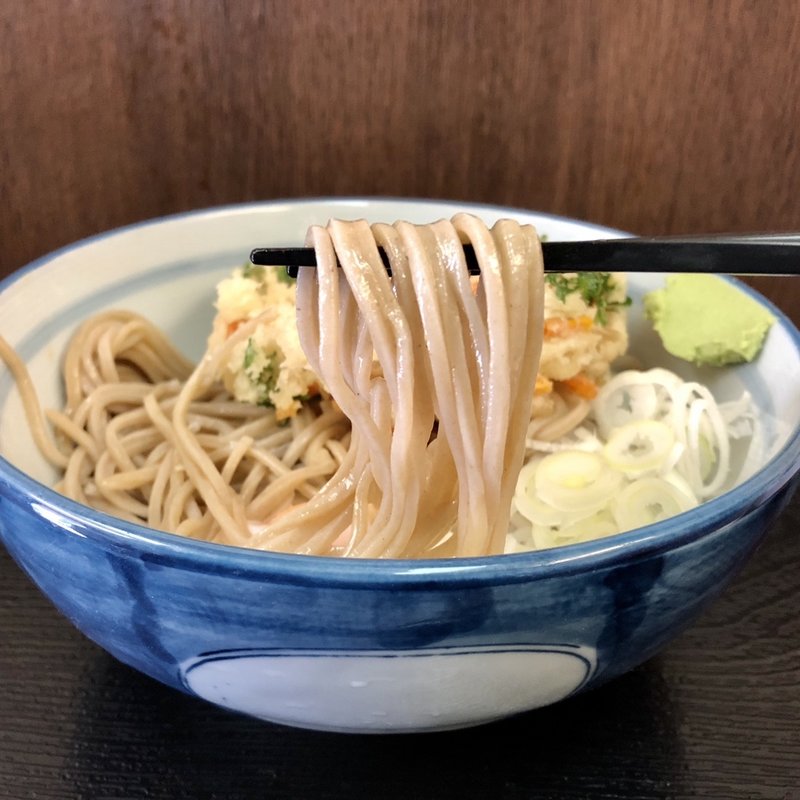 冷し天玉(そば切り うちば)