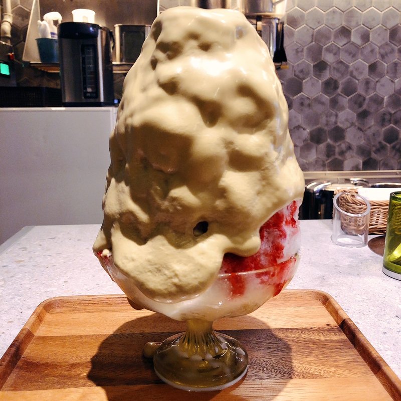 ピスタチオエスプーマ(ブンブンブラウカフェ)