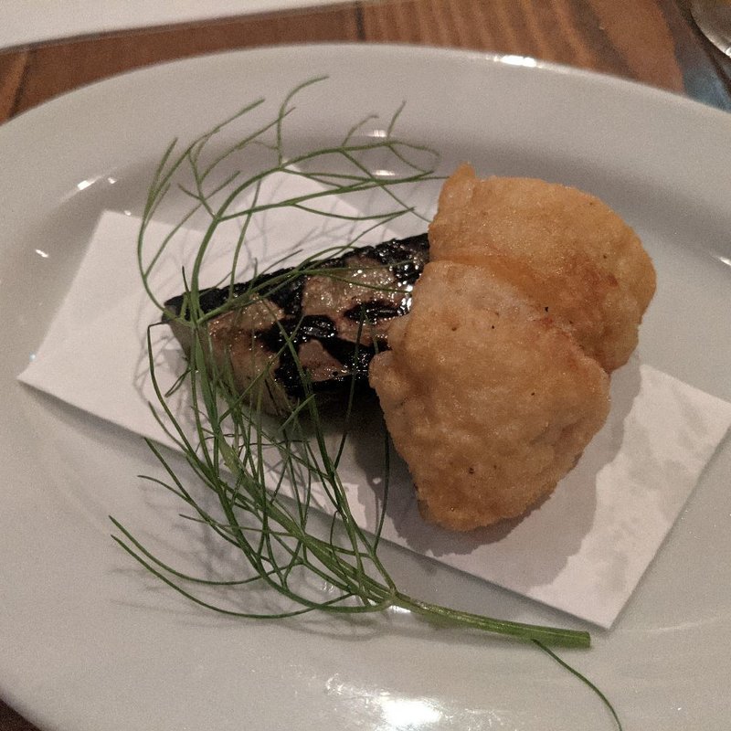 愛媛県産ハモのフリット(オステリア クロチェッタ)