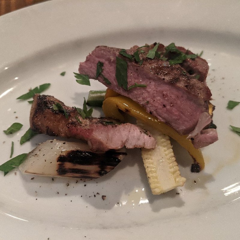 埼玉県サイボクのゴールデンポークと野菜のグリル(オステリア クロチェッタ)