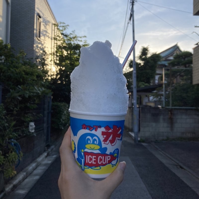 かき氷（みぞれ）(たこぼーず)