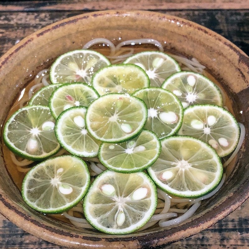 すだち蕎麦(四天王寺 はやうち)