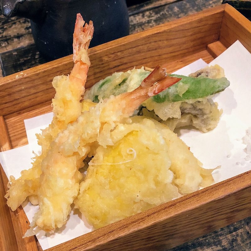 天ぷら盛合せ(四天王寺 はやうち)