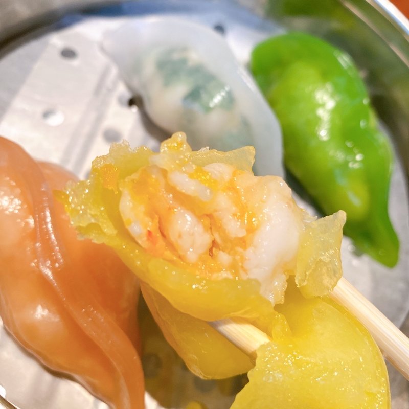4色エビ餃子(臥龍)