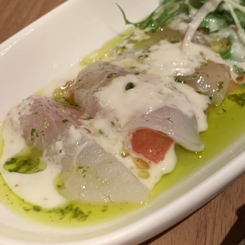 真鯛のカルパッチョ(レガロキッチン )