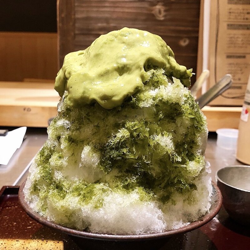 かき氷　抹茶(sweet memories)